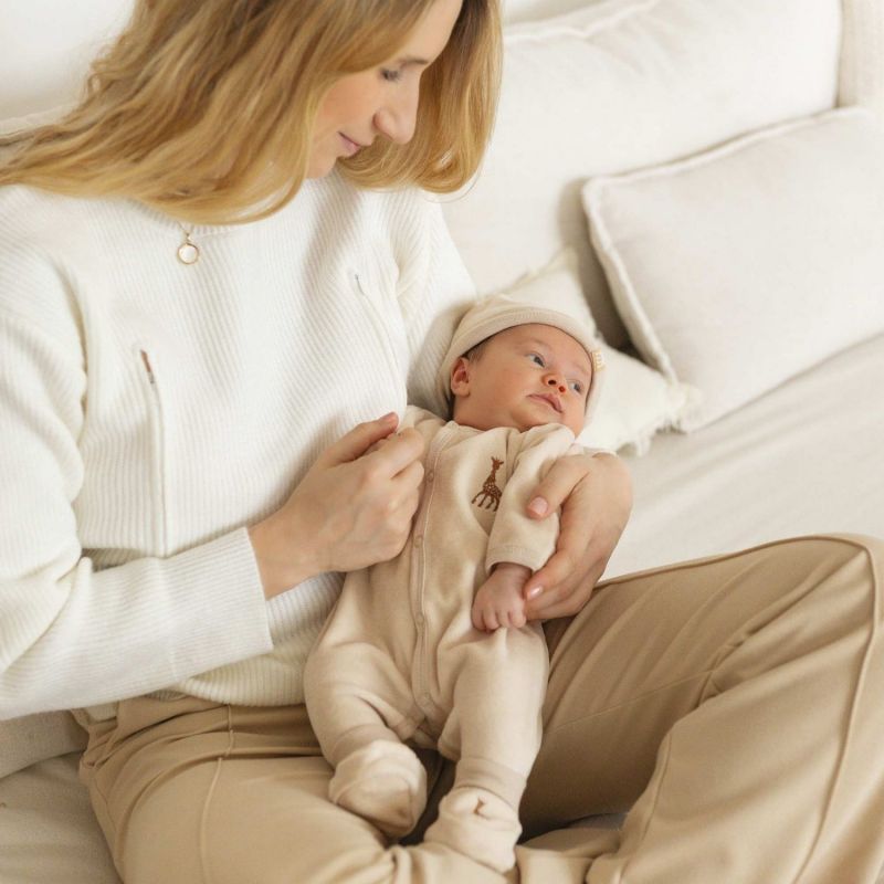 Coffret de naissance Sophie écru 3 pièces (1 mois) Trois Kilos Sept Ambiance 2