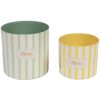 Set de 2 caches pot Baya Merci (11 cm) Amadeus Les Petits Produit 1