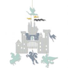 Mini mobile Château et dragons Arthur  par Djeco