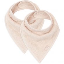 Lot de 2 bavoirs bandana Pale Pink  par Jollein