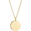 Collier chaîne médaille Vierge personnalisable (plaqué or) - Petits trésors