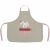Variation Beige, rouge, blanc du produit Tablier Les Copains d'abord Lapin personnalisable (2-6 ans) de la marque L'oiseau bateau