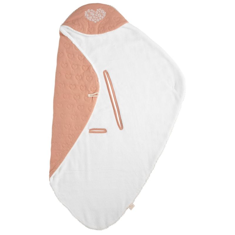 Couverture nomade Petit Cœur Sauthon Produit ouvert 2