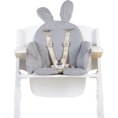 Coussin de chaise haute Lapin gris : Childhome
