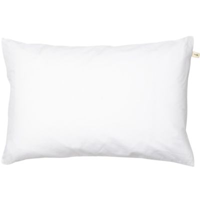 Protège oreiller imperméable en coton bio blanc (40 x 60 cm)