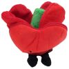 Peluche Les Flipetz Cœur et Fleur Rouge Coquelicot Les Déglingos Produit 3