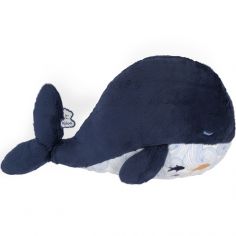 Peluche bouillotte bien-être baleine Petit calme (17 cm)