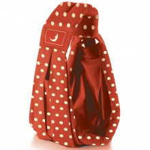 Porte bébé hamac Classic rouge à pois  par TheBabaSling