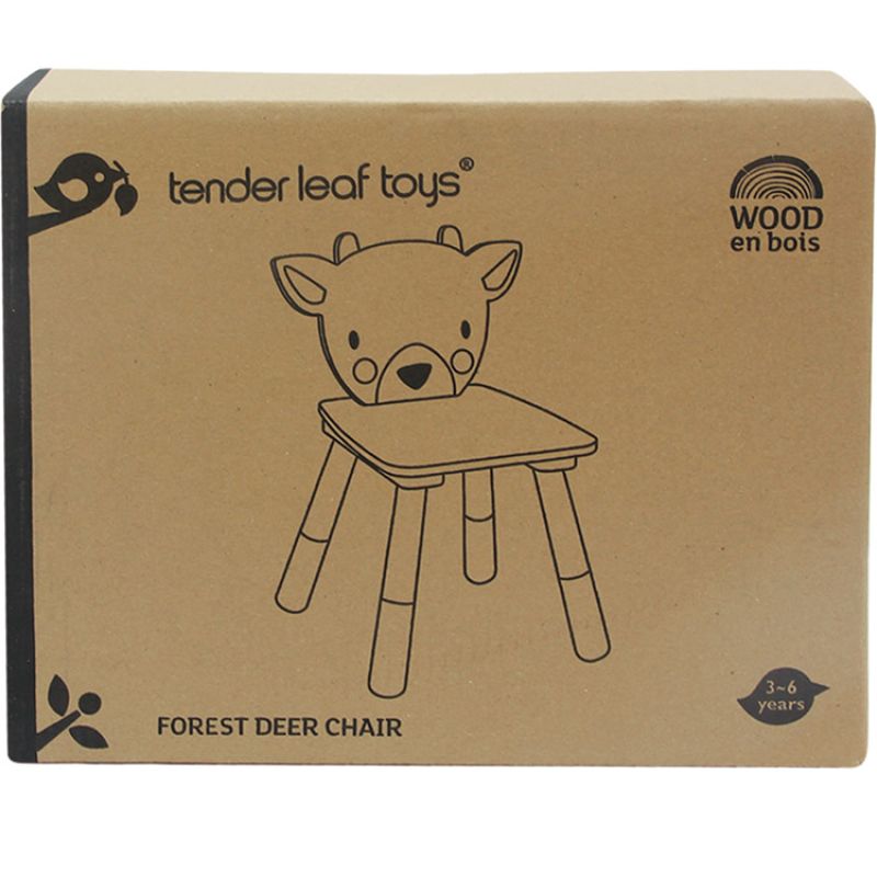 Chaise enfant cerf en bois Tender Leaf Packaging 4