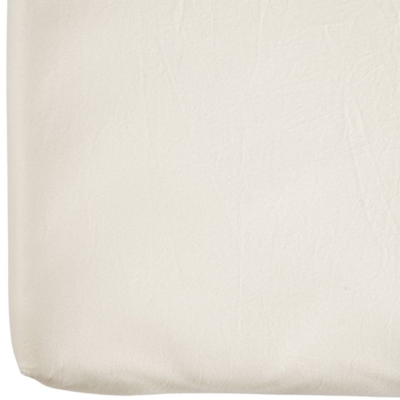 Drap housse pur coton Ecru (70 x 140 cm) Kadolis Produit 1