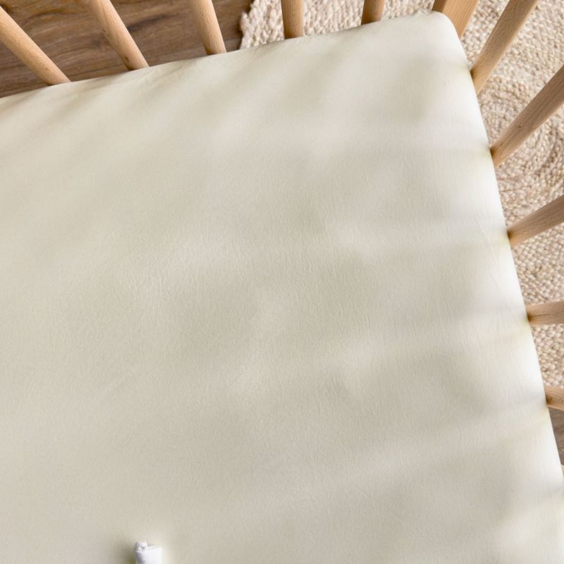 Drap housse pur coton Ecru (70 x 140 cm) Kadolis Ambiance 2