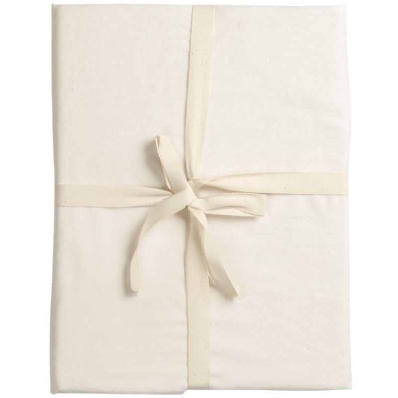 Drap housse pur coton Ecru (70 x 140 cm) Kadolis Packaging 4