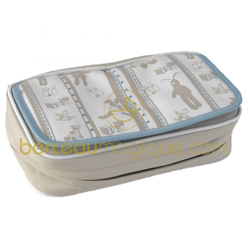 Pochette pour lingettes (bleu) Amadeus Les Petits