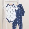Pyjama léger Girafe bleu indigo (3-6 mois)  par Fresk