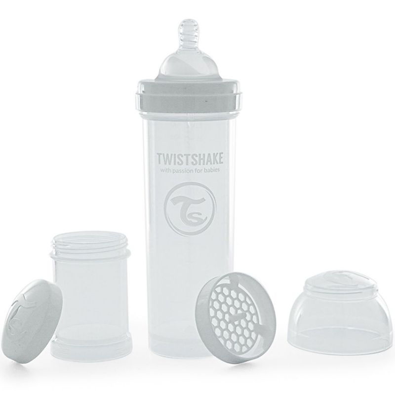 Biberon anti-colique blanc (330 ml) Twistshake