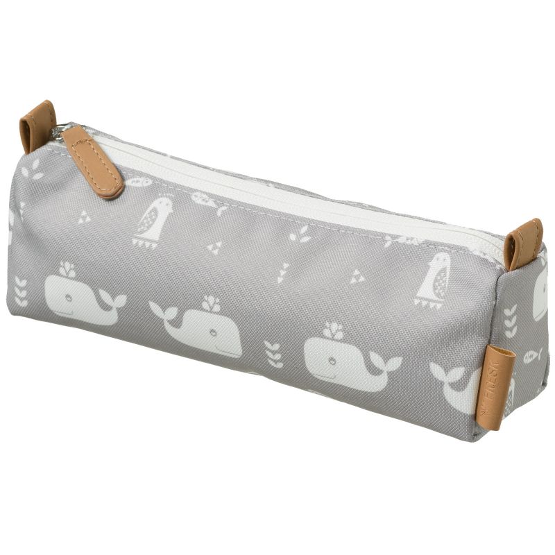 Trousse scolaire Baleine grise Fresk