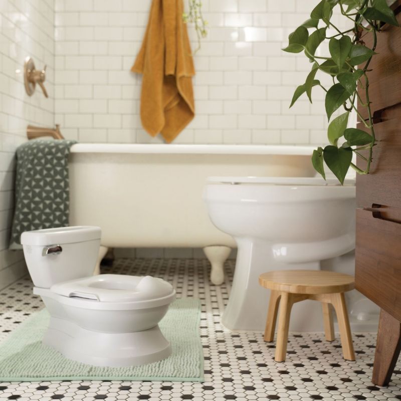 Mini toilette avec réducteur Blanc Ingenuity Ambiance 6