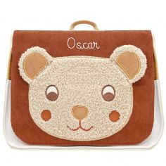 Cartable A4 maternelle Ours personnalisable - L'oiseau bateau