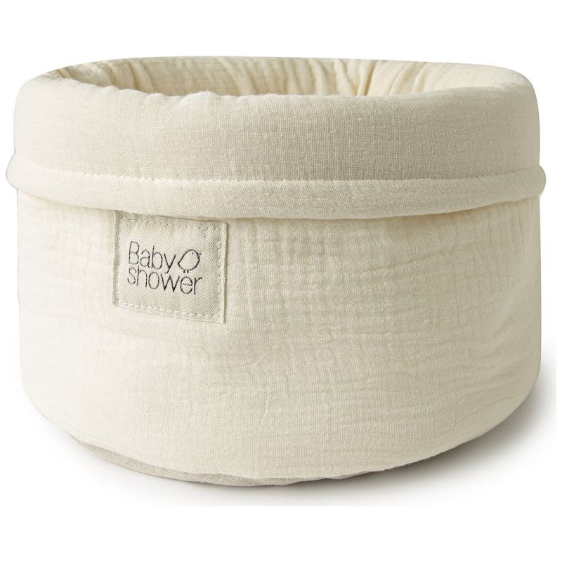 Panier de toilette Ivory Powder (18 cm) Babyshower Produit 1