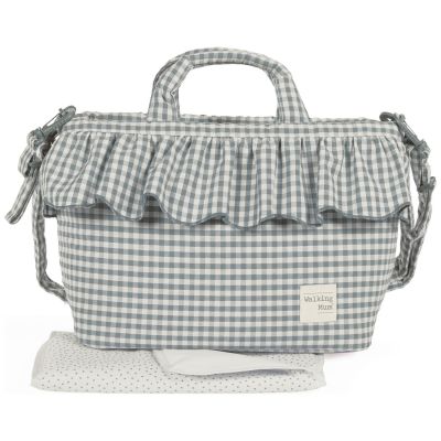 Sac à langer Praliné Vichy Matcha Walking Mum