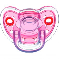 Sucette physiologique en silicone transparent (6-18 mois) - Bébé Confort