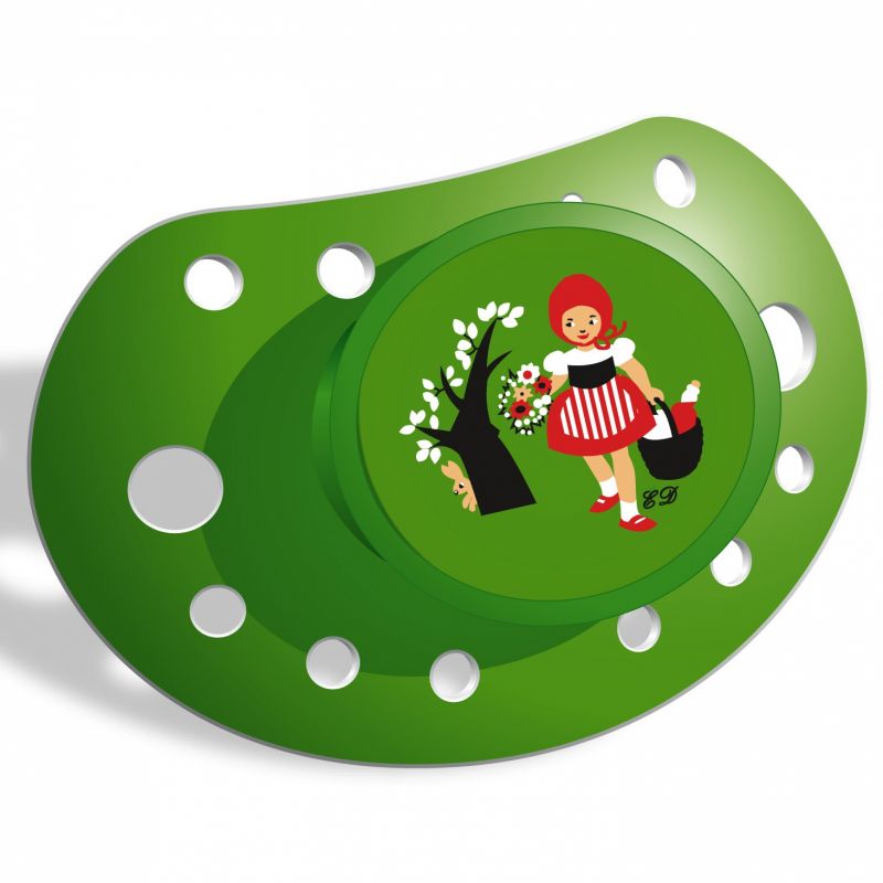 Sucette physiologique Petit chaperon rouge (3 mois et +) Elodie Details