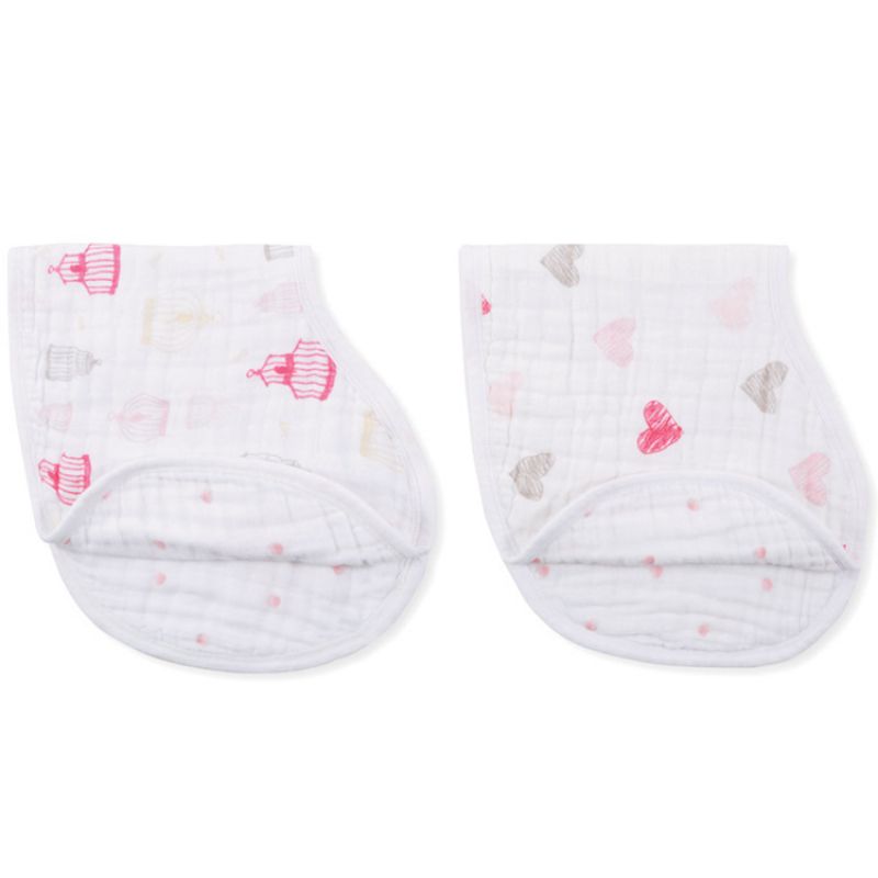 Lot de 2 bavoirs protection d'épaule Lovebird aden + anais