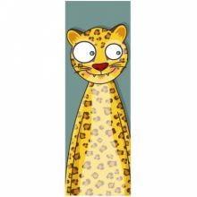 Tableau tête de léopard (20 x 60 cm)  par Série-Golo