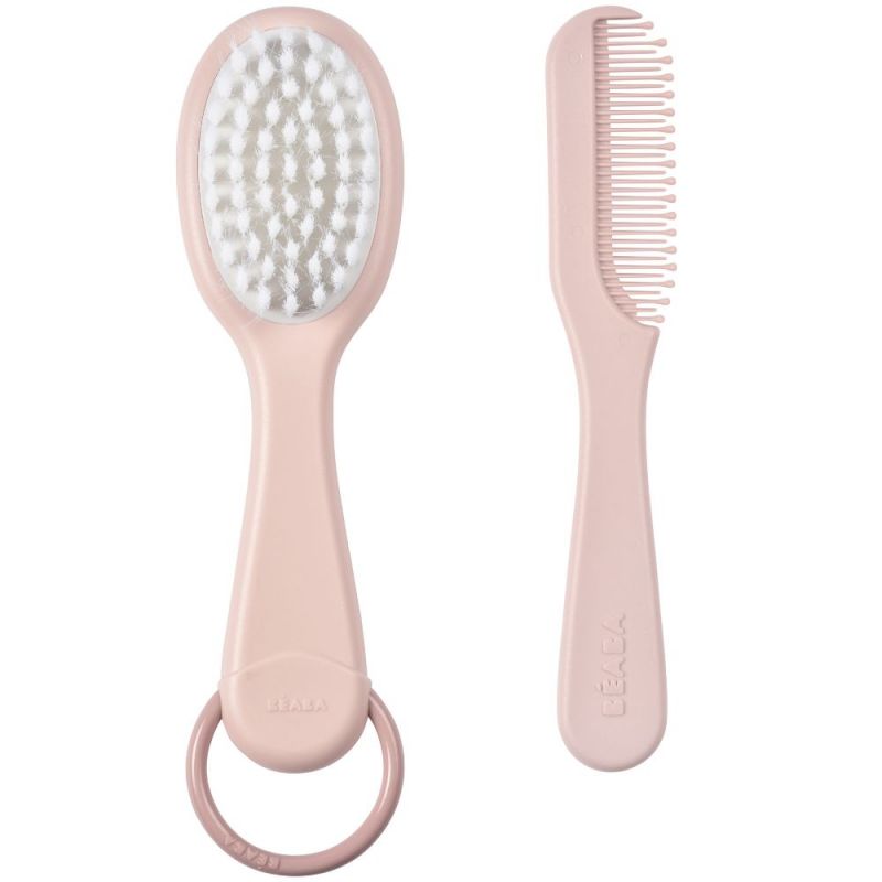 Peigne et brosse bébé Old Pink Béaba Produit 1 grande taille