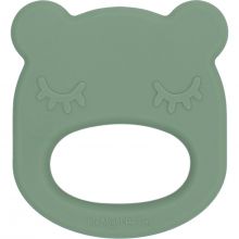 Anneau de dentition en silicone ours vert  par We Might Be Tiny