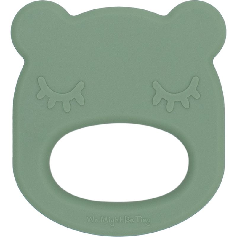 Anneau de dentition en silicone ours vert We Might Be Tiny