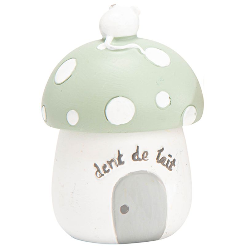 Boîte à dents champignon Léon vert d'eau Amadeus Les Petits