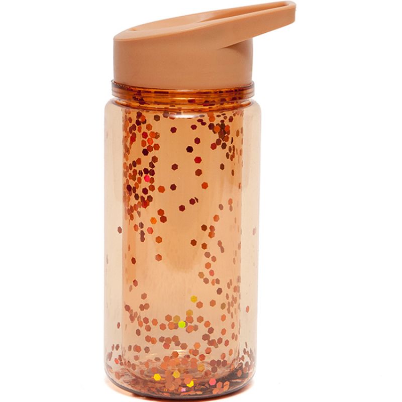 Gourde à paillettes bronze (300 ml) Petit Monkey