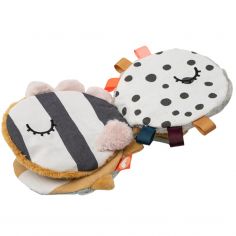 Livre bébé en tissu poisson vert d'eau Sea friends