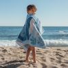 Serviette de plage Ocean World Blue (60 x 120 cm) Little Dutch Ambiance 5