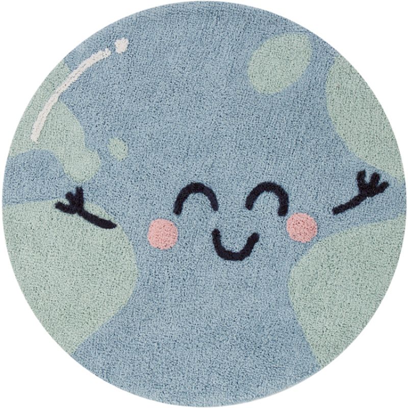 Tapis rond Terre Big Big World Mr. Wonderful (100 cm) Lorena Canals