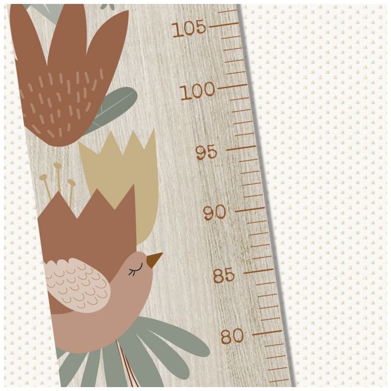 Toise en bois XXL Oiseaux Lili Rose personnalisable Charlie et Suzie Ambiance 4