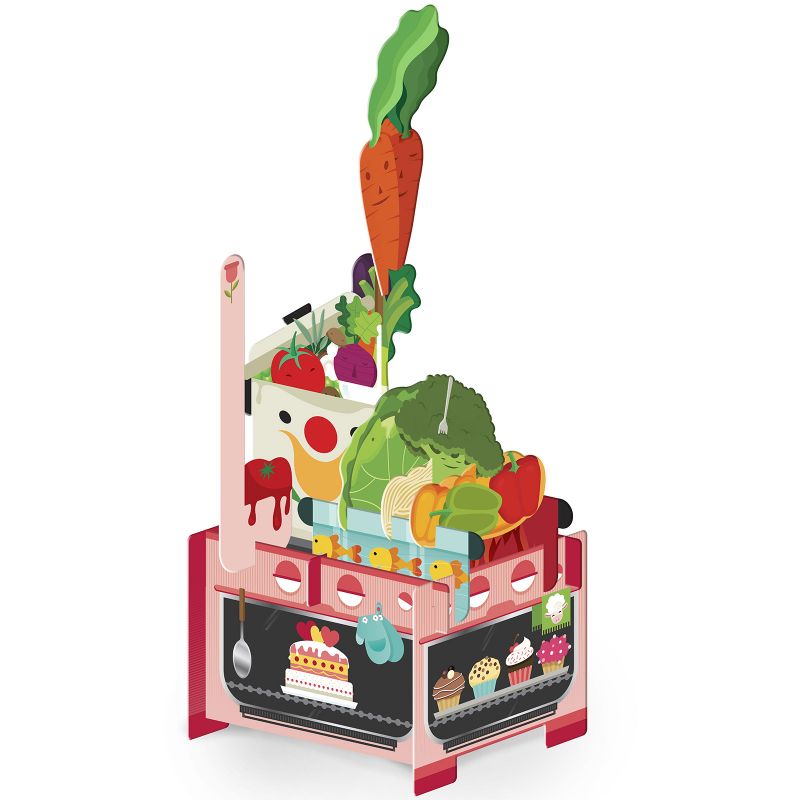 Livre et puzzle 3D Dans ma cuisine Sassi Junior