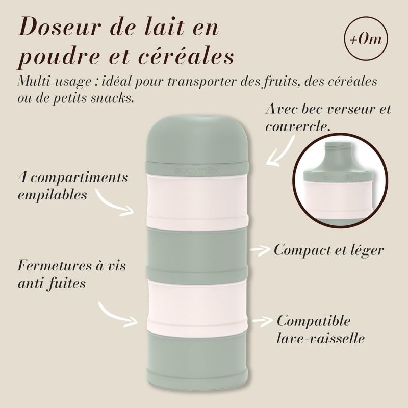 Boîte doseuse 4 compartiments Wonderland rose Suavinex Produit 3