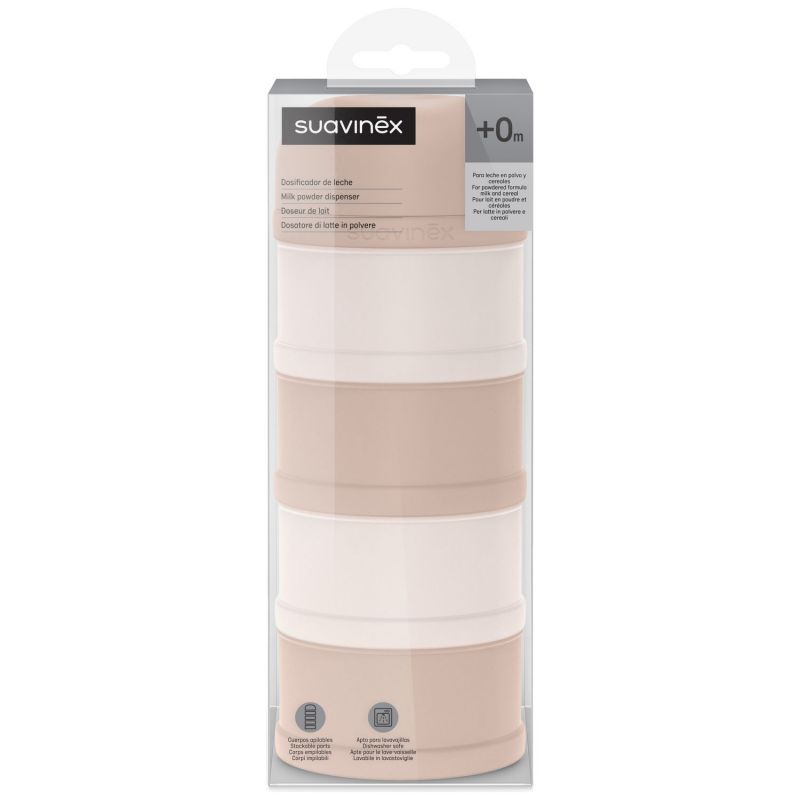 Boîte doseuse 4 compartiments Wonderland rose Suavinex Packaging 4