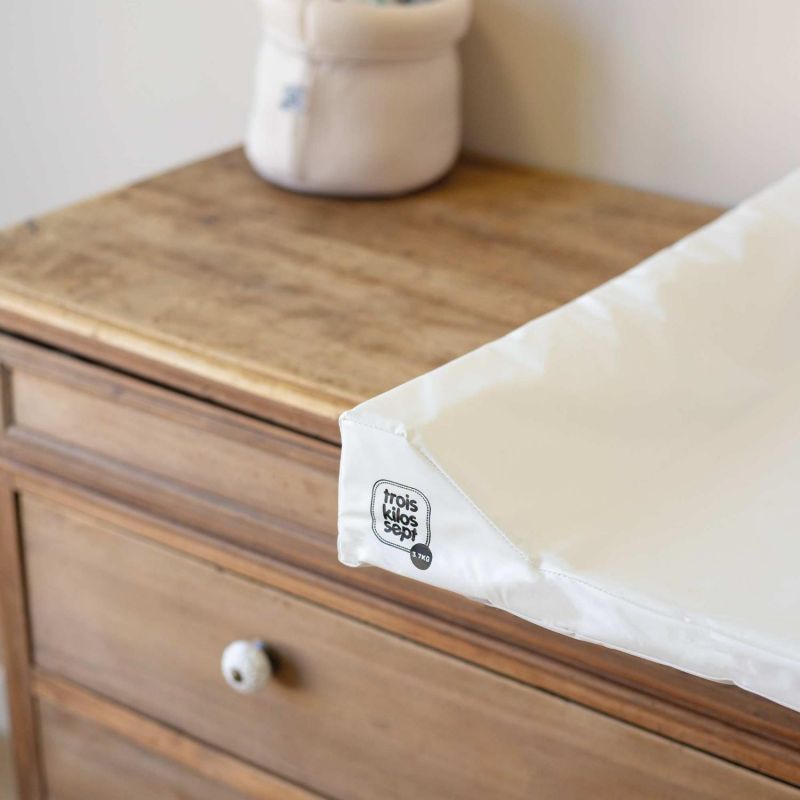 Matelas à langer plastifié Blanc Trois Kilos Sept Ambiance 7