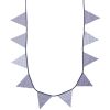 Guirlande de fanions gris (250 cm) - BB & Co