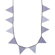 Guirlande de fanions gris (250 cm)  par BB & Co