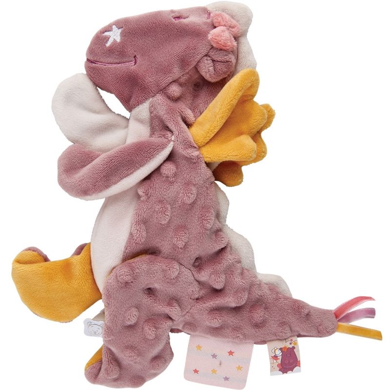 Doudou plat étiquettes Victoria (32 x 34 cm) Noukie's