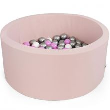 Piscine à balles ronde rose clair personnalisable (90 x 30 cm)  par Misioo