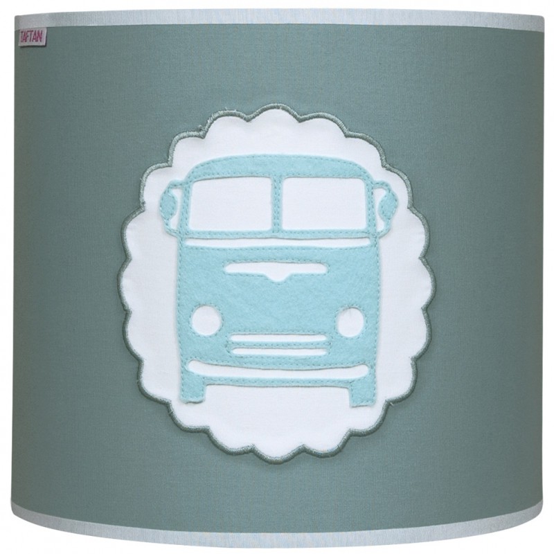 Applique murale circulaire Little Van vert Taftan