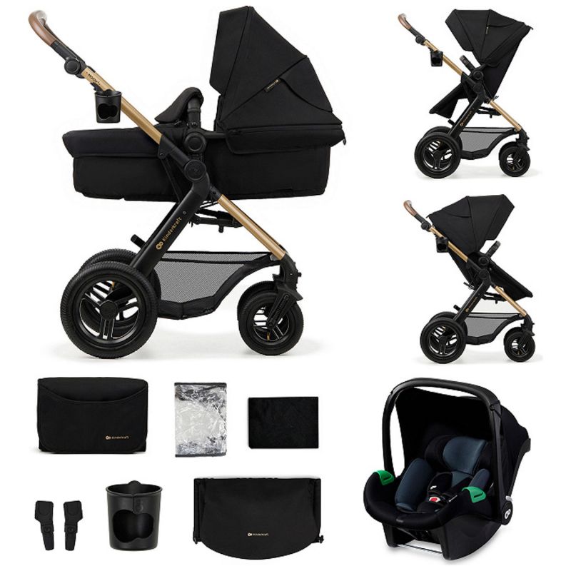 Poussette trio Moov 2 Pure Black Kinderkraft Produit 1