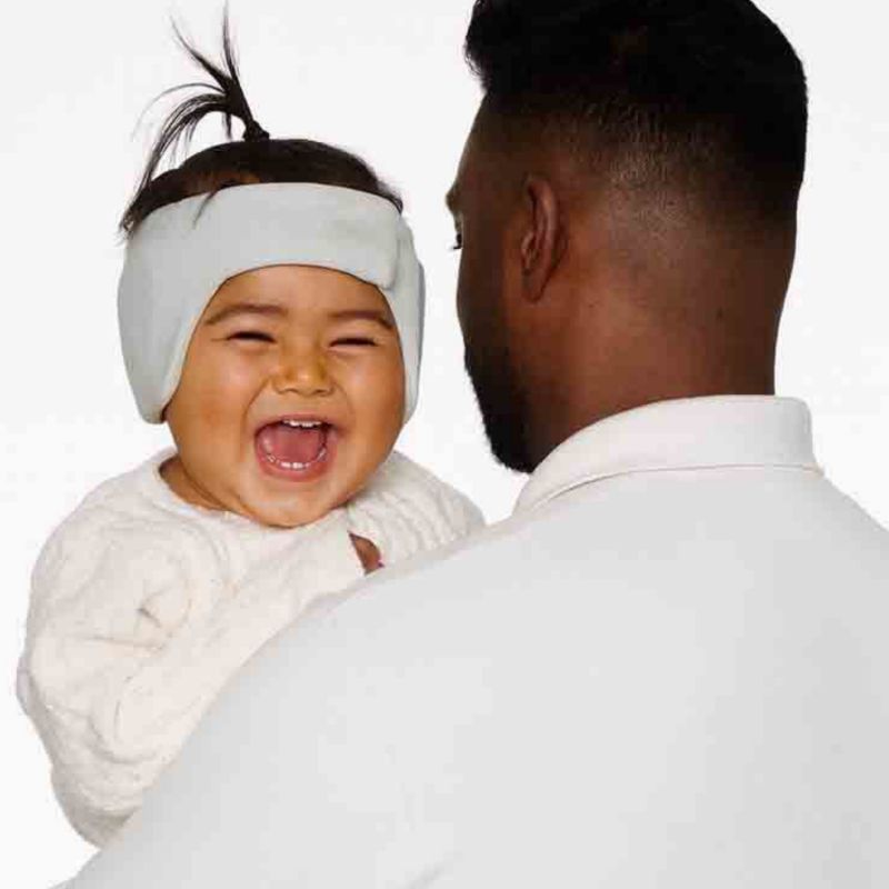 Bandeau de protection auditive pour bébé gris (0-6 mois) Dooky Ambiance 5