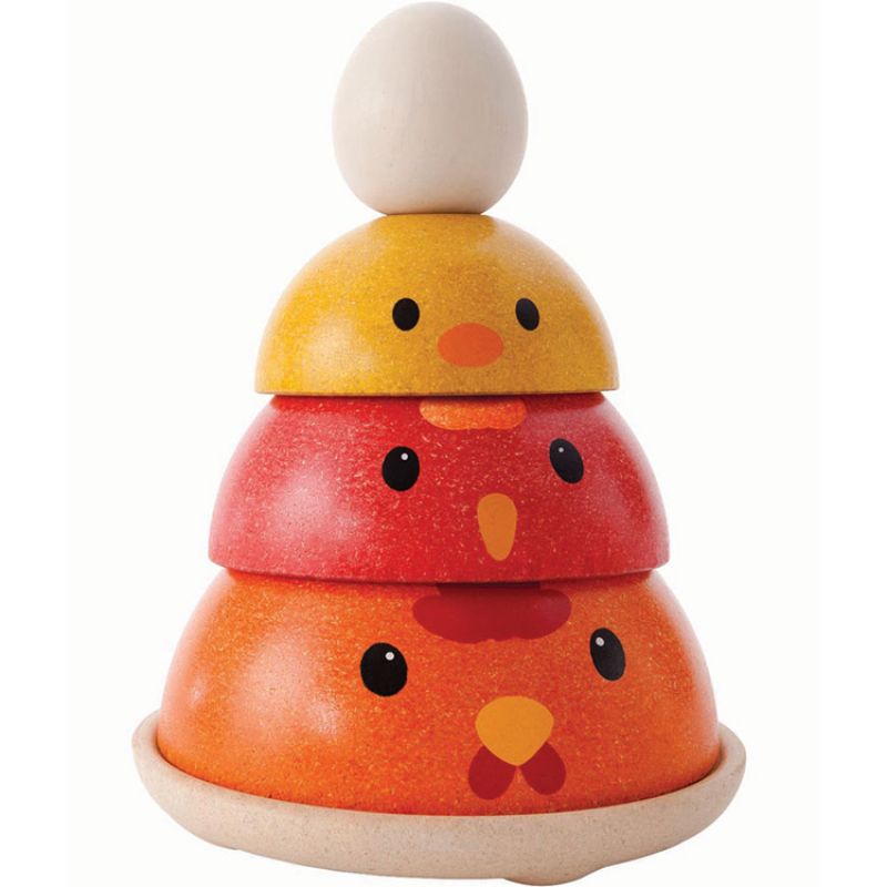 Poule à empiler Plan Toys