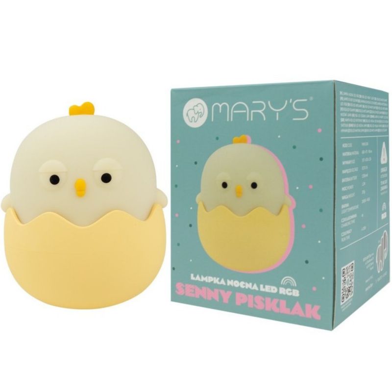 Veilleuse rechargeable Sleepy Chick Mary's Packaging 5